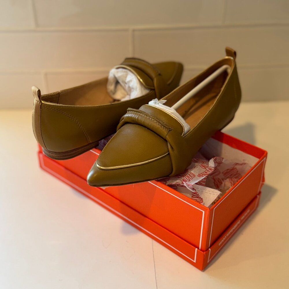 BILL BLASS Women's Flats Mustard Size 8 Leather - Picture 3 of 10